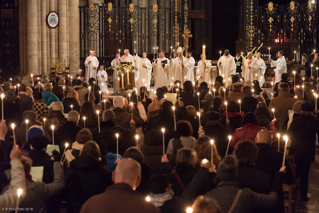 catéchuménat Sens Paron St Clément Yonne Veillée Pascale 2018 Baptême Confirmation Eucharistie