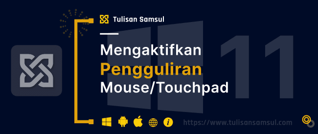 Cara mengaktifkan pengguliran mouse dan touchpad terbalik di Windows 11