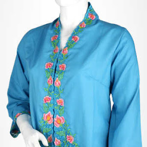 Kebaya Katun 6 Biru