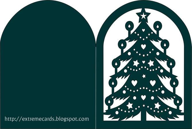 Download Christmas Tree Lantern or Card