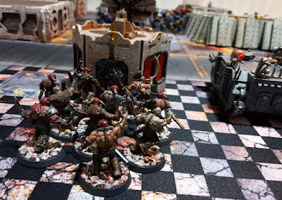 Warhammer 40k battle report: World Eaters vs Space Wolves, 500pts