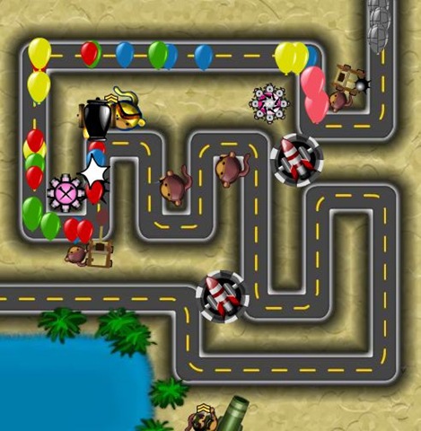 bloons tower defense 5  hacked