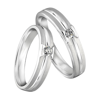 Wedding Engagement Ring Set