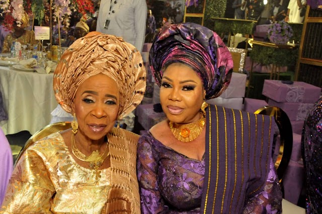 Beautiful Celebrity Ladies Storm The Engagement Wedding Of Aralola & Adedoyin In LAGOS