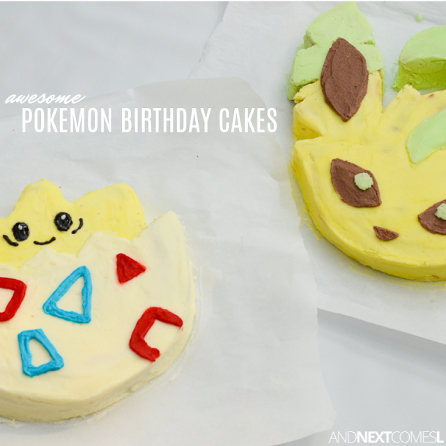 Pokemon birthday cakes