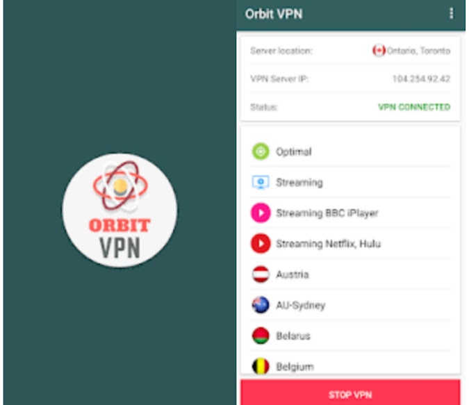 Unduh Orbit VPN - Aplikasi VPN Gratis yang Memiliki Banyak Server [Disarankan]