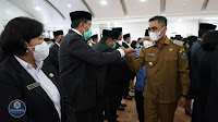 Pejabat Administrator Pemkab Karo Dilantik Theopilus Ginting
