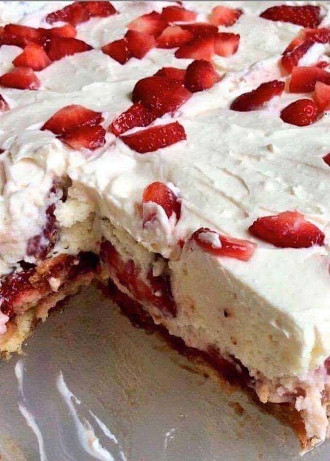 No-Bake Strawberry Shortcake recipe 