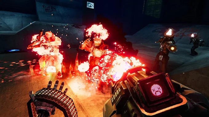 Watch how Turbo Overkill looks like:  A violent - first person shooter 