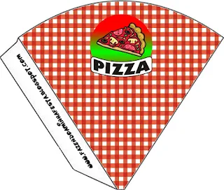 Pizza Party Free Printable Cones.