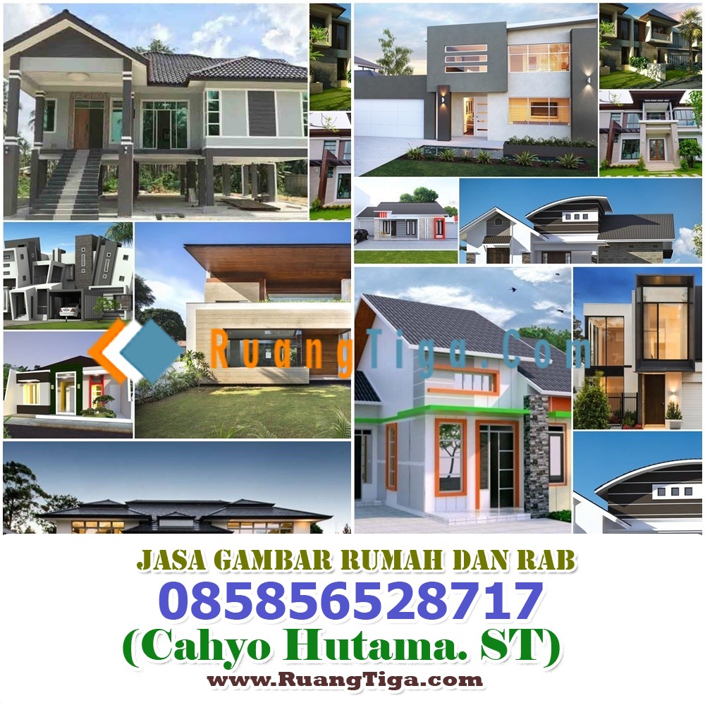 085856528717 Jasa Desain Rumah Minimalis Modern 2 Lantai Mewah