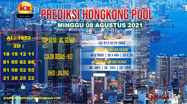PREDIKSI HONGKONG   MINGGU 08 AGUSTUS 2021