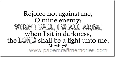 Micah 7:8 WORDart by Karen