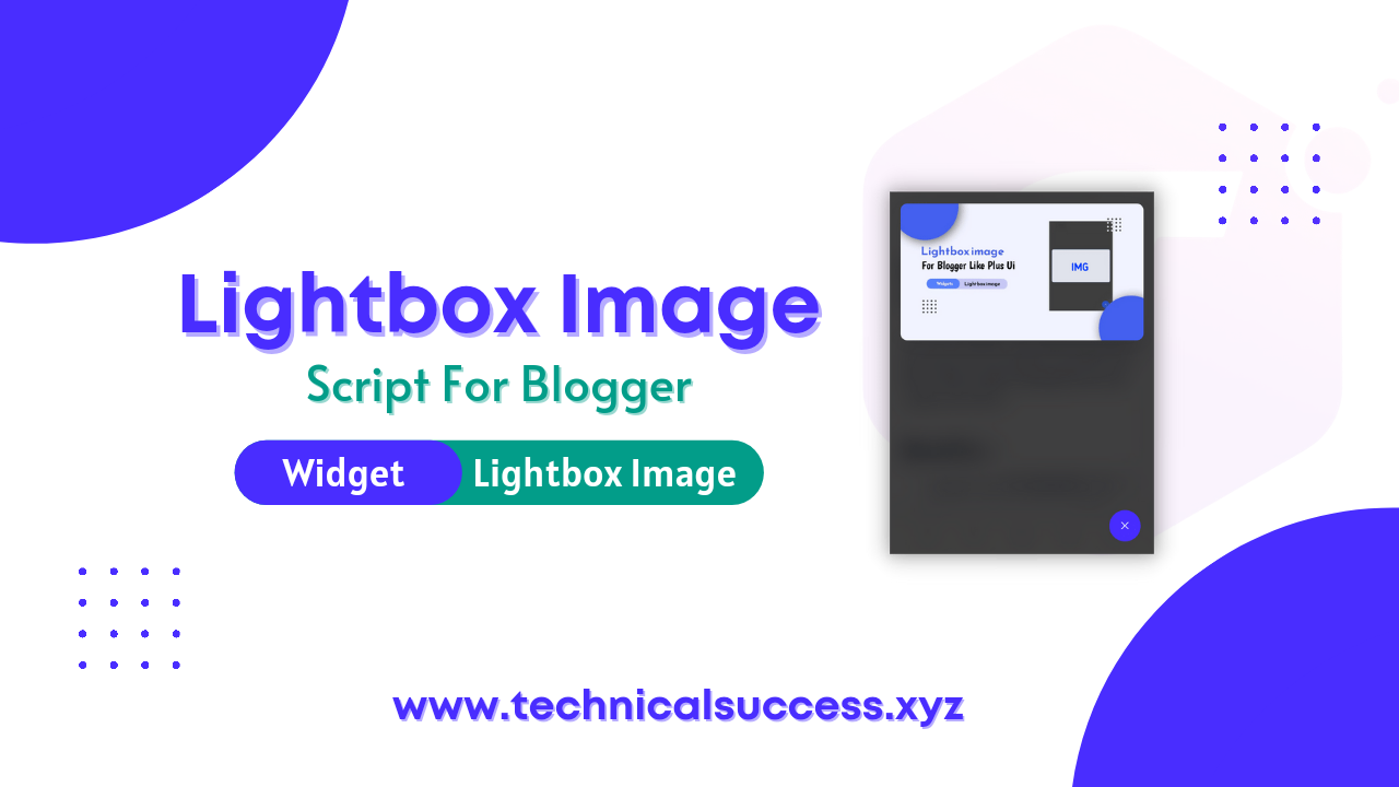 How to add Lightbox image for Blogger Like Plus Ui?|How to add Lightbox image for Blogger Like Plus Ui?