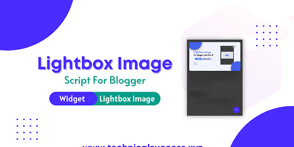 How to add Lightbox image for Blogger Like Plus Ui