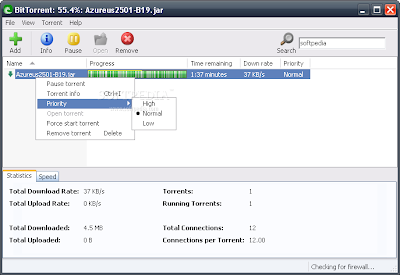 Screenshot  BitTorrent