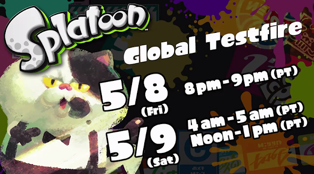 Splatoon Global Testfire times dates demo Wii U Direct