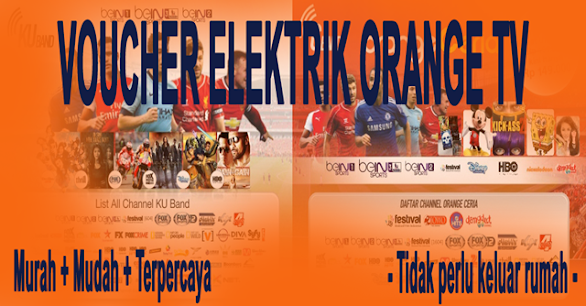 Voucher TV Prabayar Orange TV Murah