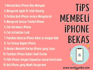 Tips membeli iPhone bekas