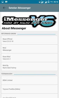 BBM Mod iMessenger V6 Base v3.0.0.18 Apk