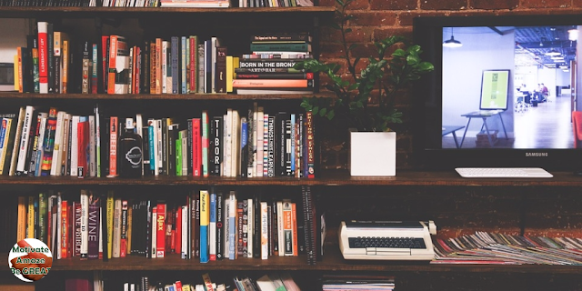 Featured in the article: "26 Lifelong Learning Skills You Need To Be Successful" . Represents a personal library of books and data to become a lifelong learner.