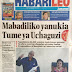 Habari zilizoandikwa katika Magazeti ya leo Octoba 29.
