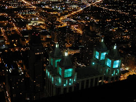 Chicago vue du haut de la tour John Hancock