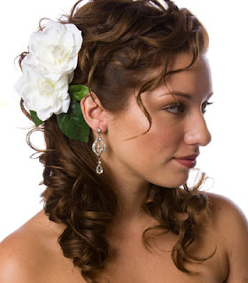 Curly Wedding Hairstyle