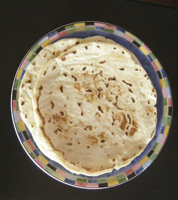 handmade corn tortilla