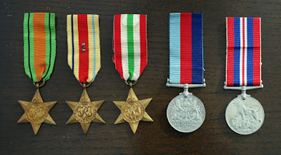 Sgt Alec Davis - WW2 medals
