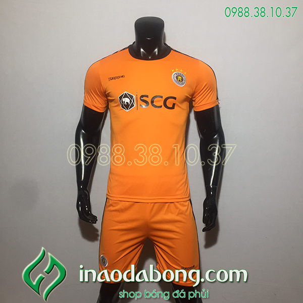 Áo bóng đá câu lạc bộ hà Nội màu cam 2020