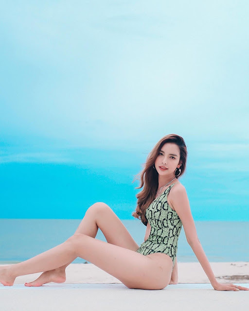 Nitsa Katrahong – Most Beautiful Thailand Transgender Model in Swimsuit Photoshoot