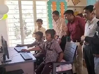 Language Laboratory inaugurated at Bhatasan Pay Center School, Patan District.