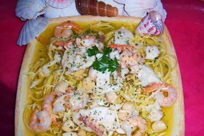 Linguine with Fish and White Wine