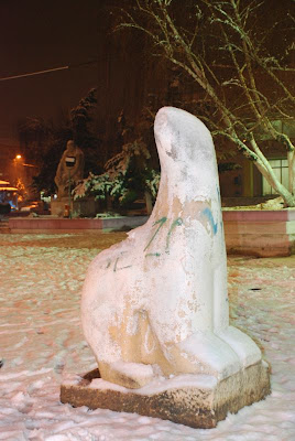 Winter night in Prilep