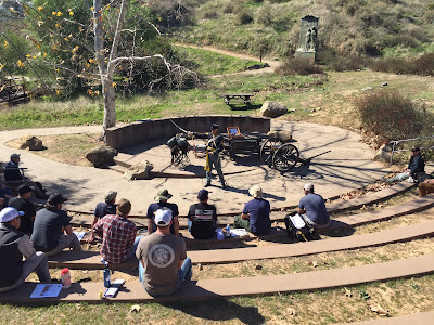 wildland firefighters at the San Pasqual staff ride