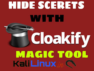 cloakify hide sensitive data in Kali Linux