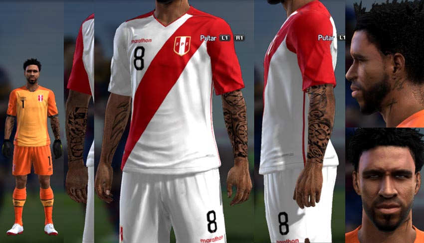 Pes 2013 Pedro Gallese Face Update Tattoo