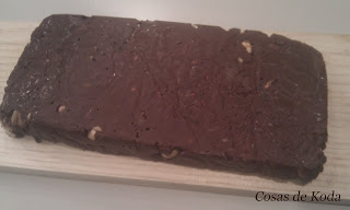 Fudge de chocolate y frutos secos