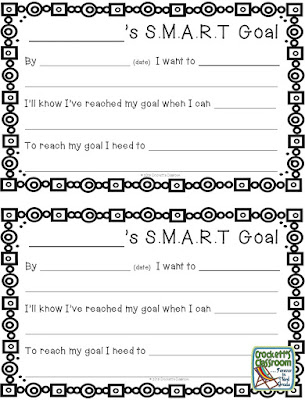 Freebie!  goals setting for kids.