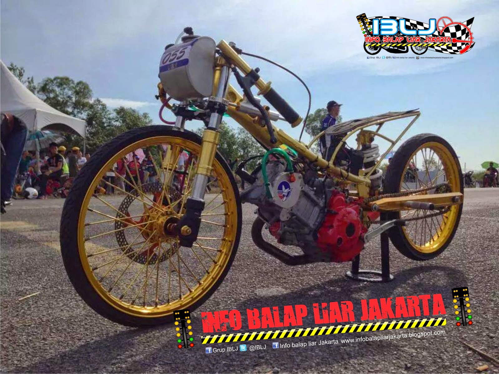 Motor Drag Ninja Jupiter Mx Pemegang Rekor Drag Bike Malaysia