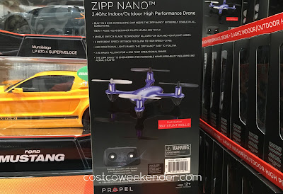 Costco 950809 - Propel Zipp Nano 2.4 GHz High Performance Drone - great for any child or adult