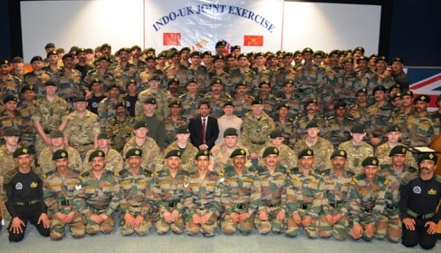 Closing Ceremony: 5th edition of India United Kingdom (UK) joint military Exercise AJEYA WARRIOR - 2020