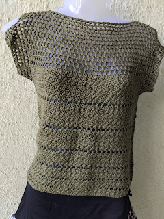 CAMOUFLAGE TOP - a free crochet pattern from Sweet Nothings Crochet