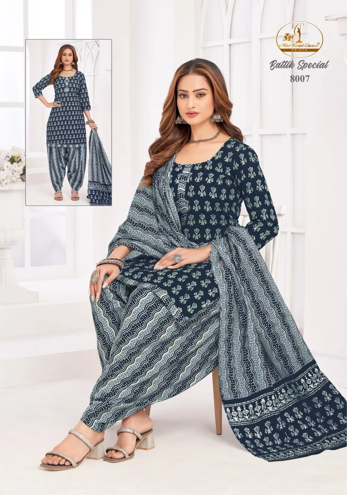 Battik Special Vol 8 Miss World Choice Readymade Cotton Patiyala Suits