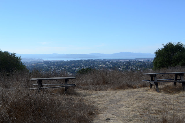 bay view over a couple tables