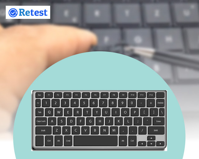 Test laptop keyboard