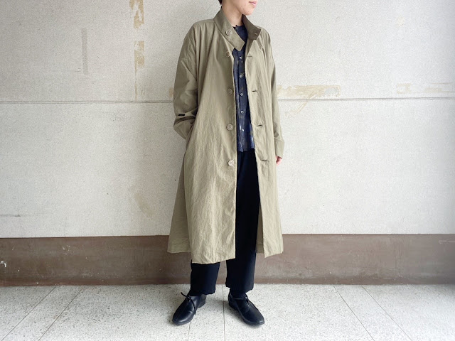 pas de calais【パドカレ】ナイロンタスランオックスオニベジ コート◆八十八/丸亀香川県・eighty88eight/新居浜愛媛県エイティエイト