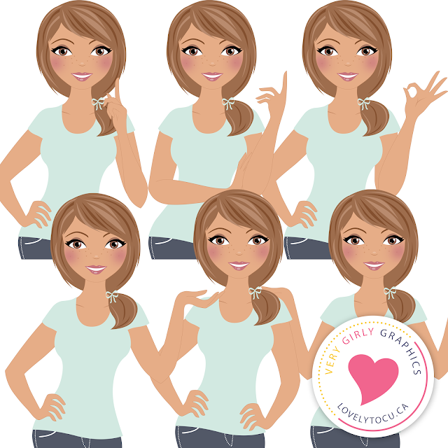 Free girl avatar clipart from Lovelytocu