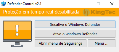 Desativar antivírus do Windows de forma permanente pelo Control Defender